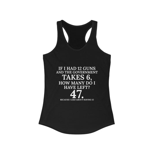 47 Guns Women's Racerback Tank Top