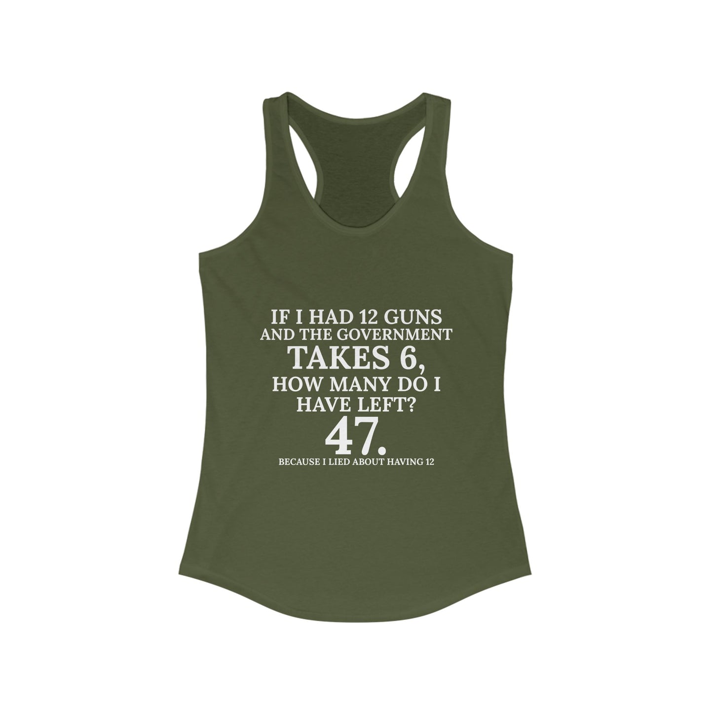 47 Guns Women's Racerback Tank Top