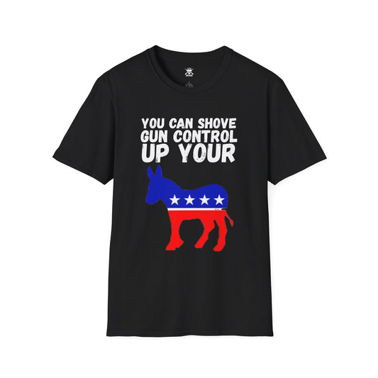 Shove Gun Control Graphic Unisex T-Shirt | Casual Streetwear