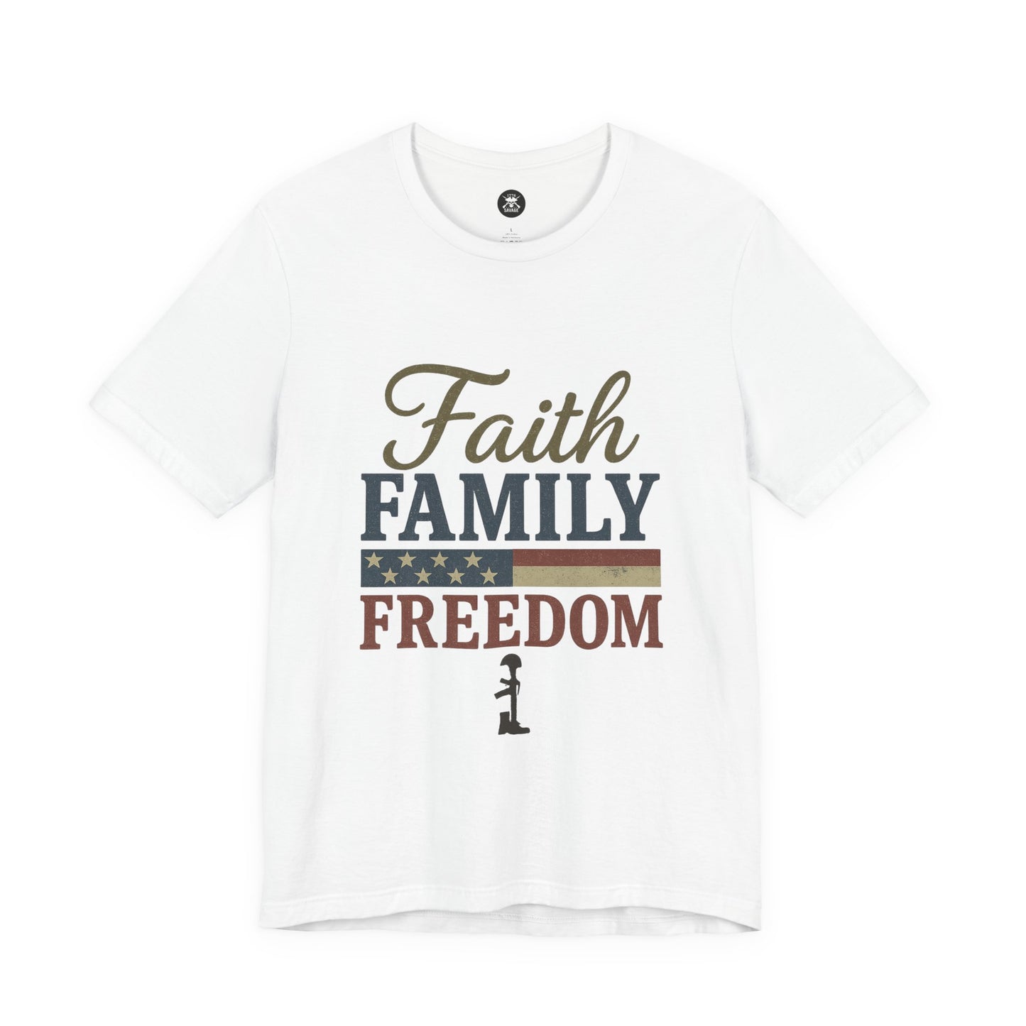 Faith Family Freedom Graphic Unisex T-Shirt | Casual Streetwear