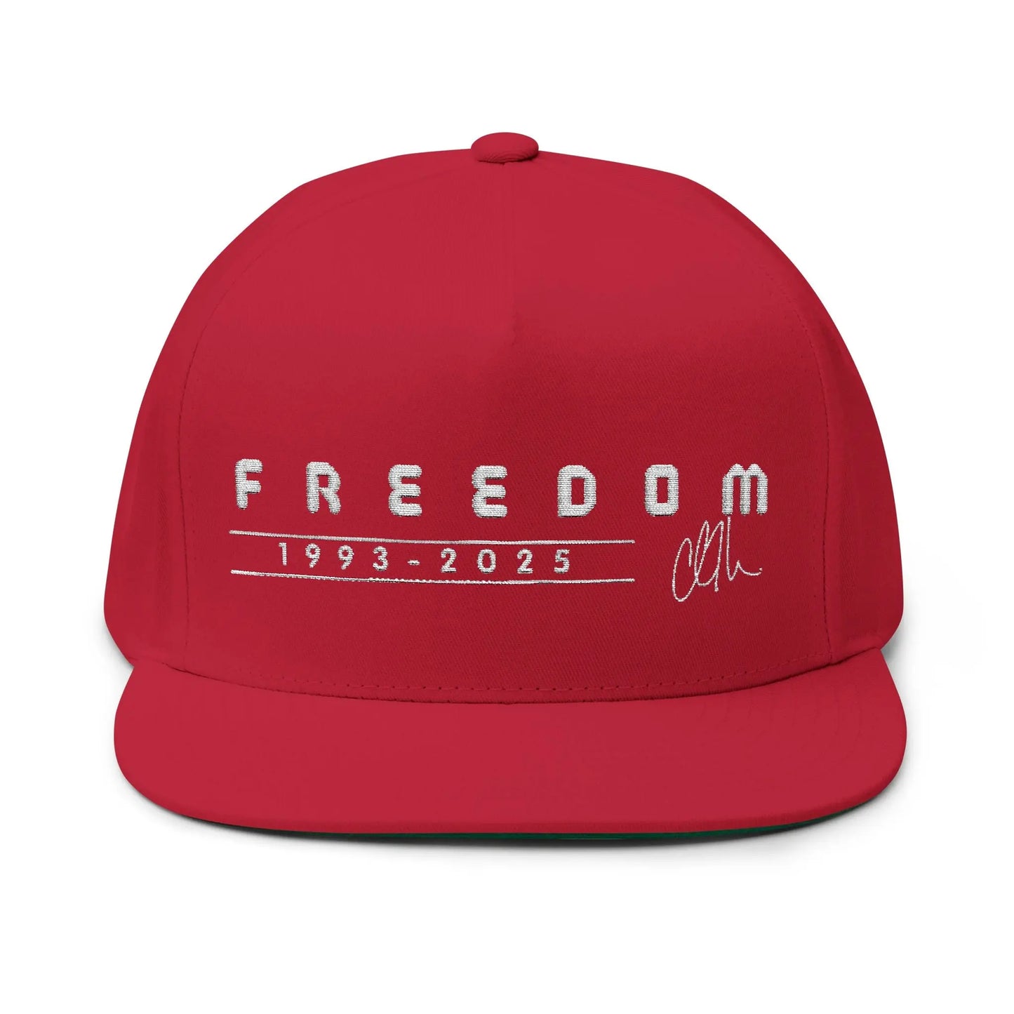 Freedom Charlie Kirk Memorial Embroidered Cap