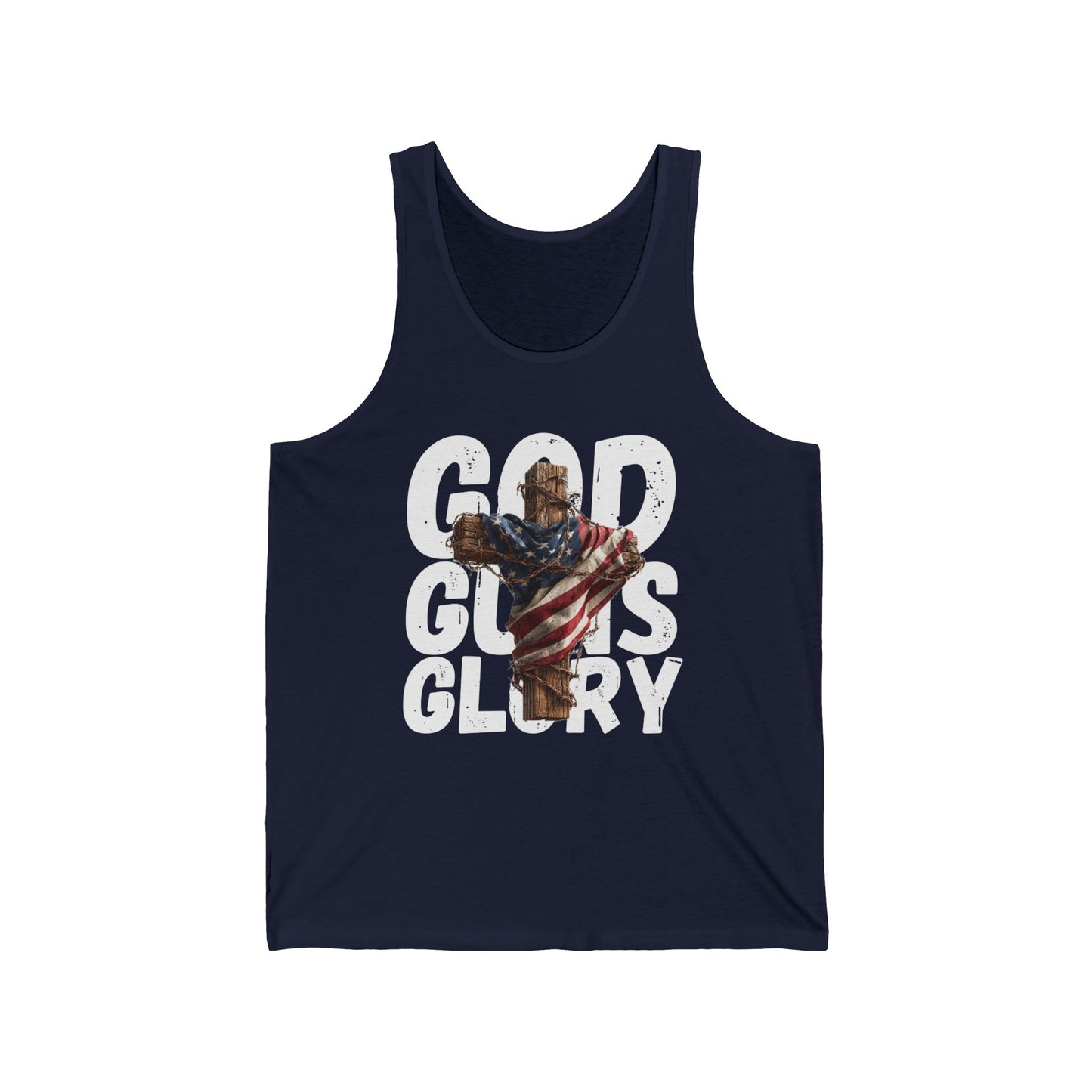 God Guns Glory Men’s Jersey Tank Top